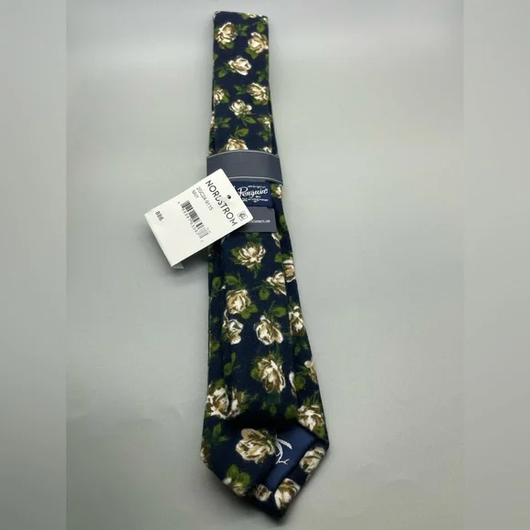 Original Penguin Auriel Floral Tie, One Size, NAVY, NWT - Picture 4 of 4